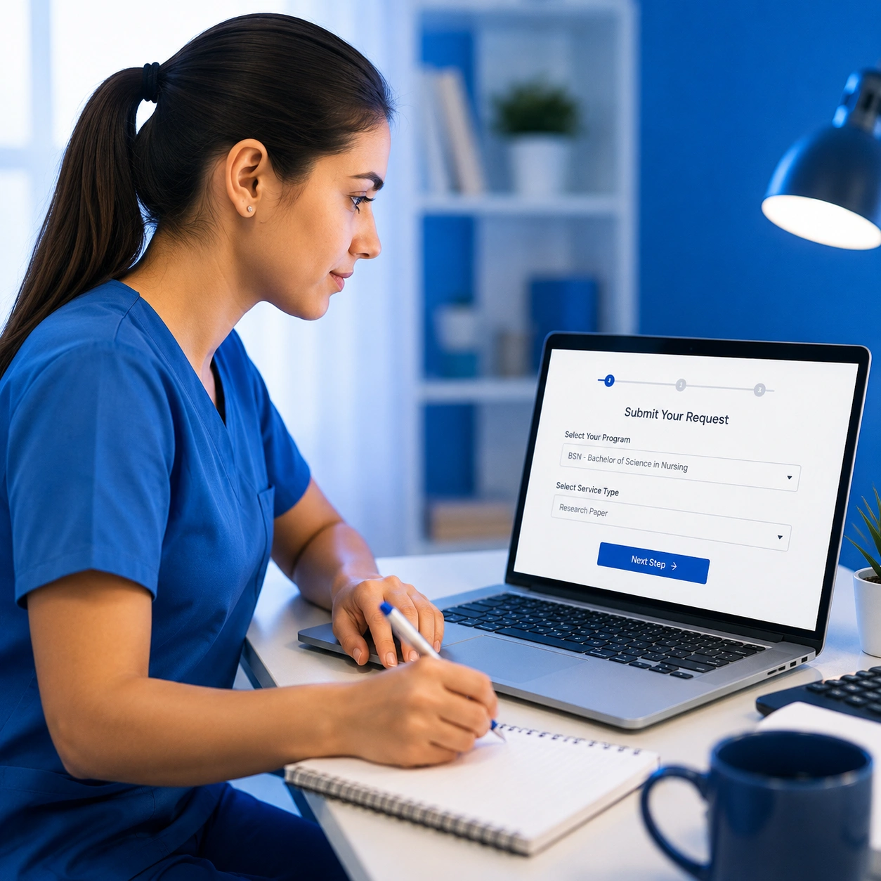 Step 1 - Tell us your nursing program and academic details requirements